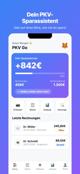 PKV Go Dashboard